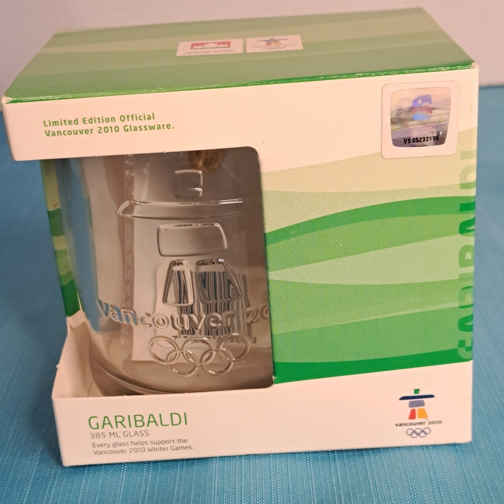 Vancouver 2010 Olympic Glass Garibaldi Petro Canada Limited Edition Collectable